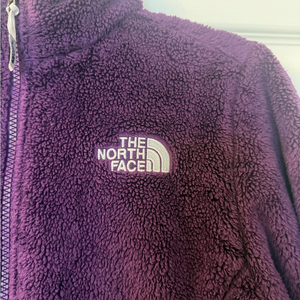 The North Face Women’s Purple High-Pile Fleece Jacket